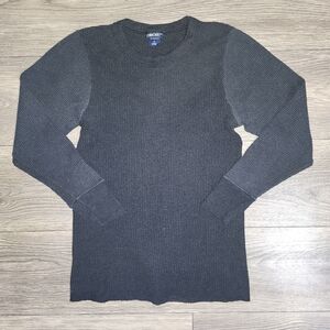 Cherokee black thermal long sleeve shirt women's size small